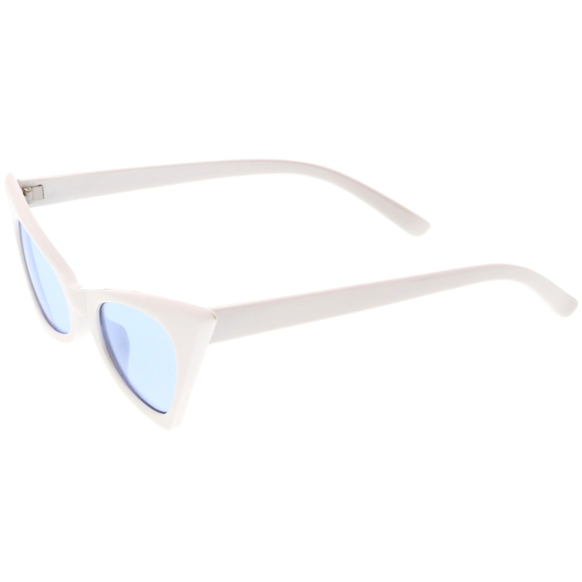 Retro 1950's Geometric High Pointed Cat Eye Sunglasses